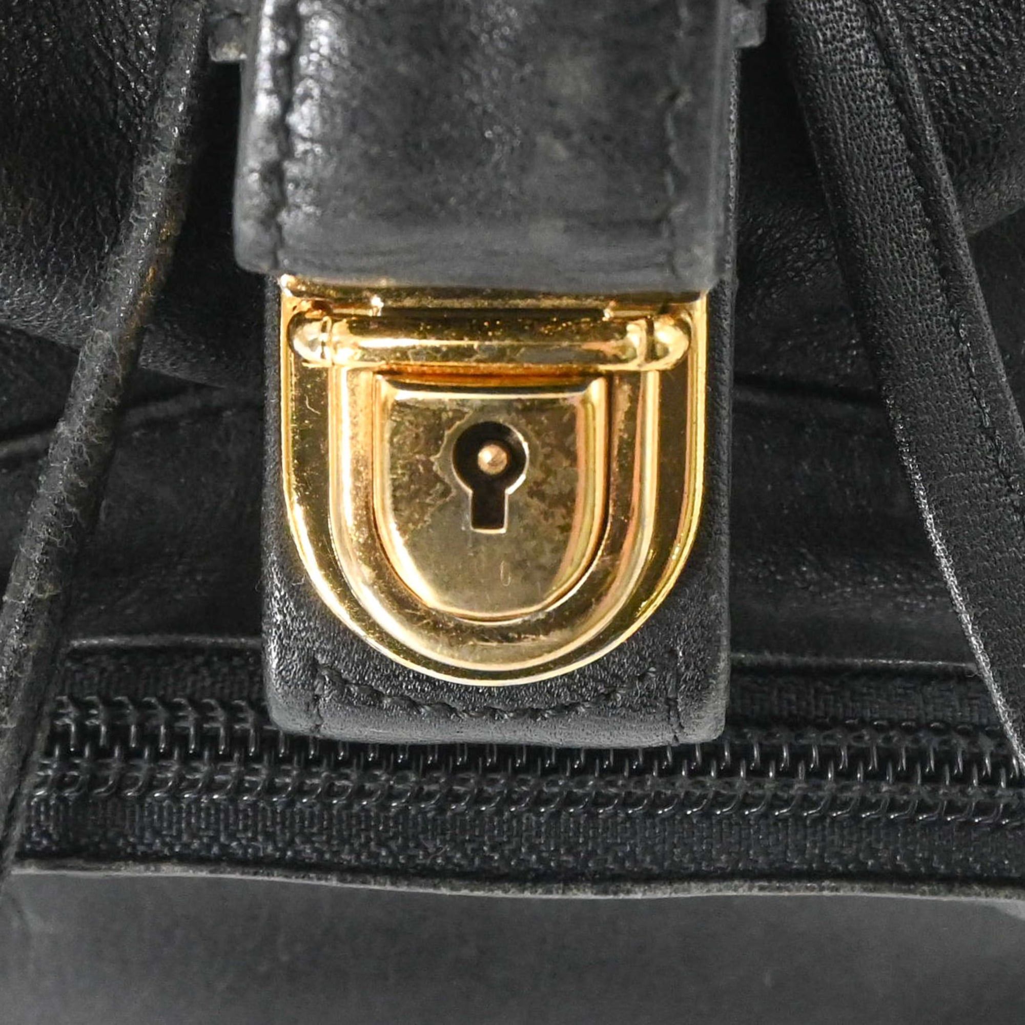 Versace VERSACE Sunburst Backpack, Leather, Black Size ONE SIZE - 8 Thumbnail