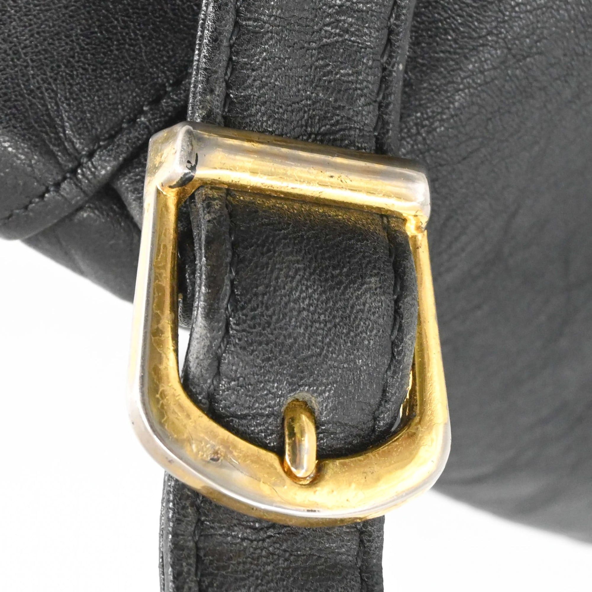 Versace VERSACE Sunburst Backpack, Leather, Black Size ONE SIZE - 11 Thumbnail