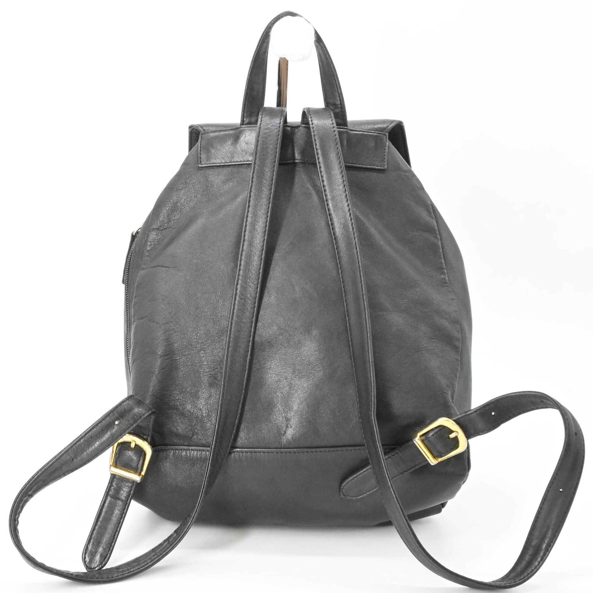 Versace VERSACE Sunburst Backpack, Leather, Black Size ONE SIZE - 2 Thumbnail