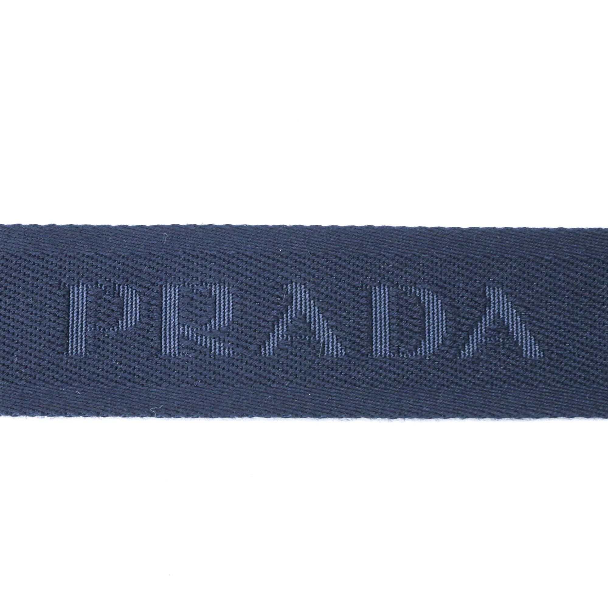 Prada PRADA Suede and Nylon Shoulder Bag, Triangle Design, Navy Brown Size ONE SIZE - 15 Thumbnail