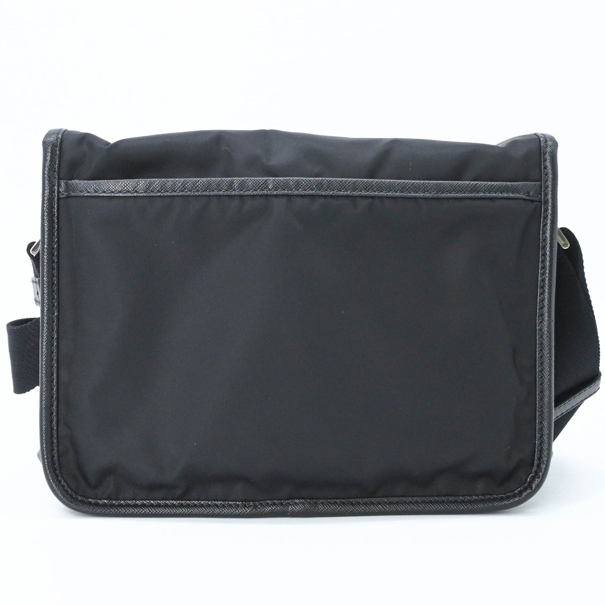 Prada PRADA Tessuto Re-Nylon Triangle Shoulder Bag, Black, Gray, Brown, 2VD769 Size ONE SIZE - 3 Thumbnail