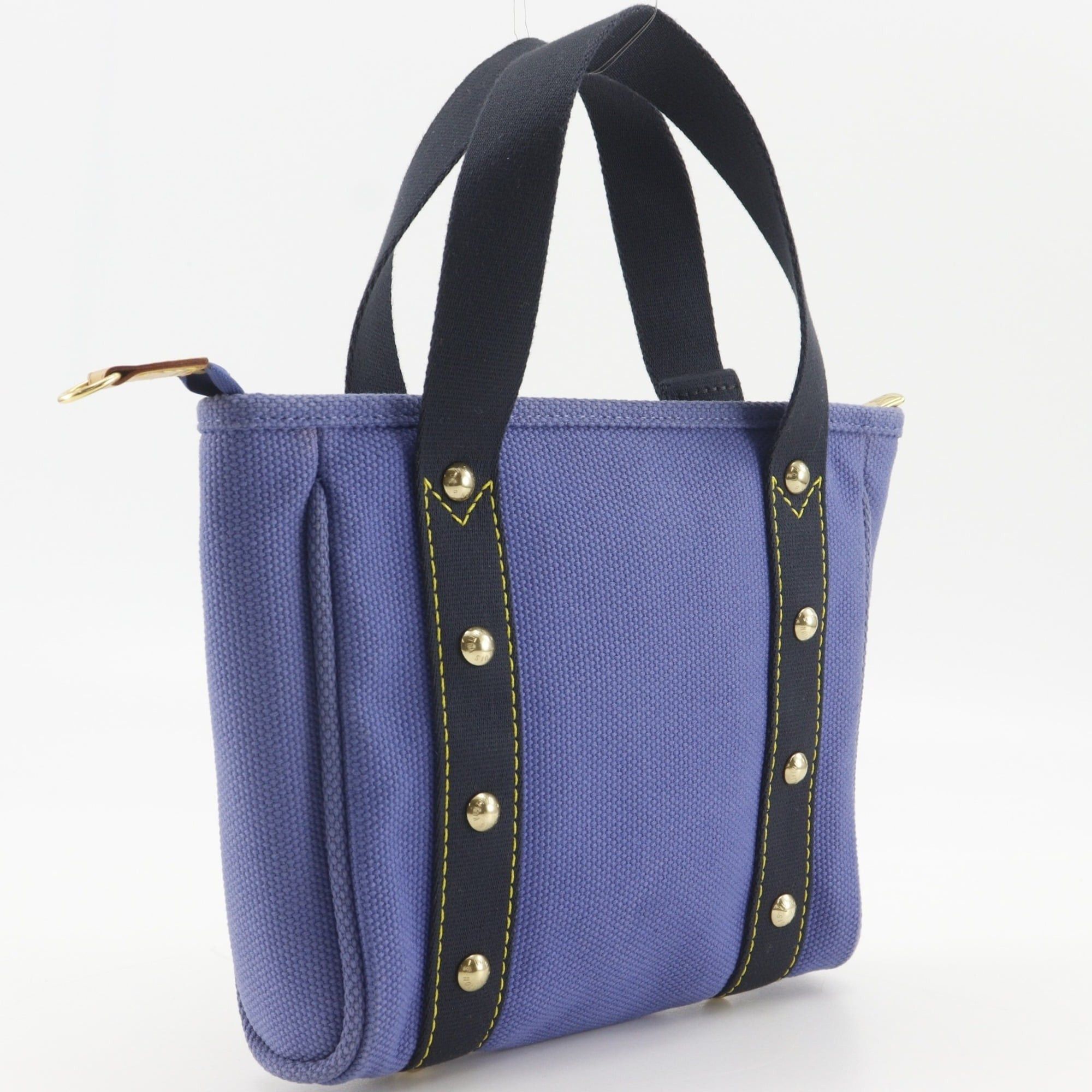 Louis Vuitton Louis Vuitton Cabas PM handbag, Antigua line, M40090 canvas, 2005 model, purple, FL1025, Hippo PM, unisex. Size ONE SIZE - 3 Thumbnail