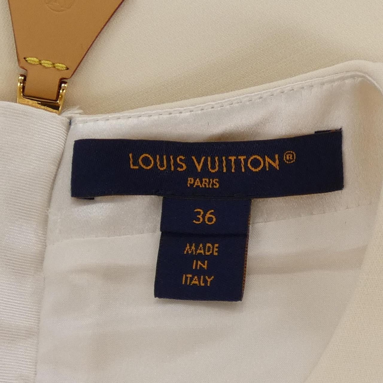 Louis Vuitton Louis Vuitton Louis Vuitton Dress Textile Dresses FQDR27NQA DUTY FREE for USA Size ONE SIZE - 4 Thumbnail