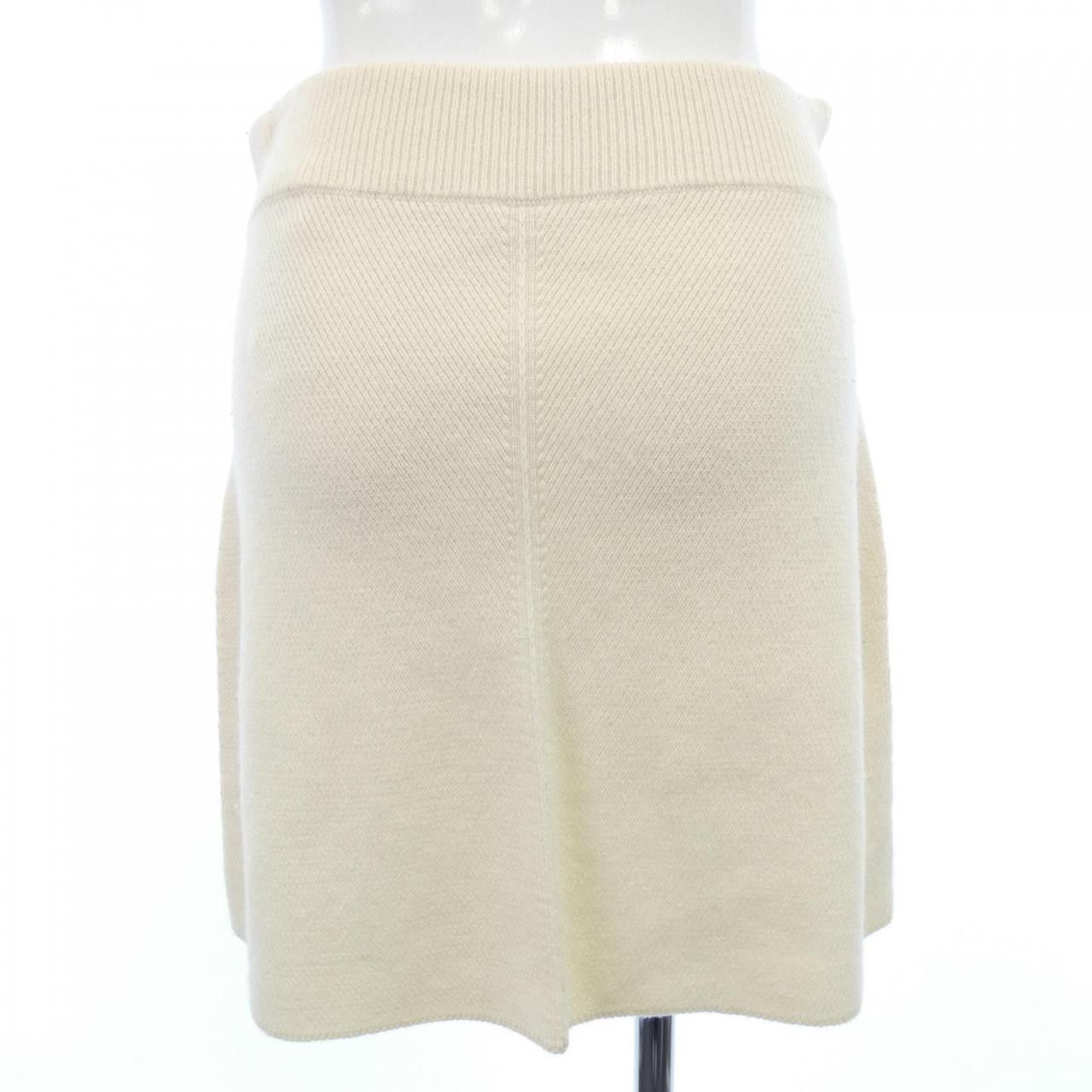 Hermes Hermes Hermes Clou de Selle Cashmere Skirt Textile Skirts DUTY FREE for USA Size ONE SIZE - 2 Thumbnail