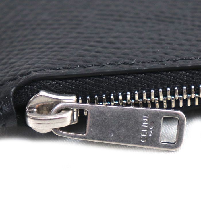 Celine Celine CELINE Compact Card Holder Calfskin Card Holder Leather Coin Case 10B683GTH38SI DUTY FREE for USA Size ONE SIZE - 4 Thumbnail