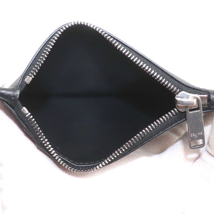 Celine Celine CELINE Compact Card Holder Calfskin Card Holder Leather Coin Case 10B683GTH38SI DUTY FREE for USA Size ONE SIZE - 3 Thumbnail