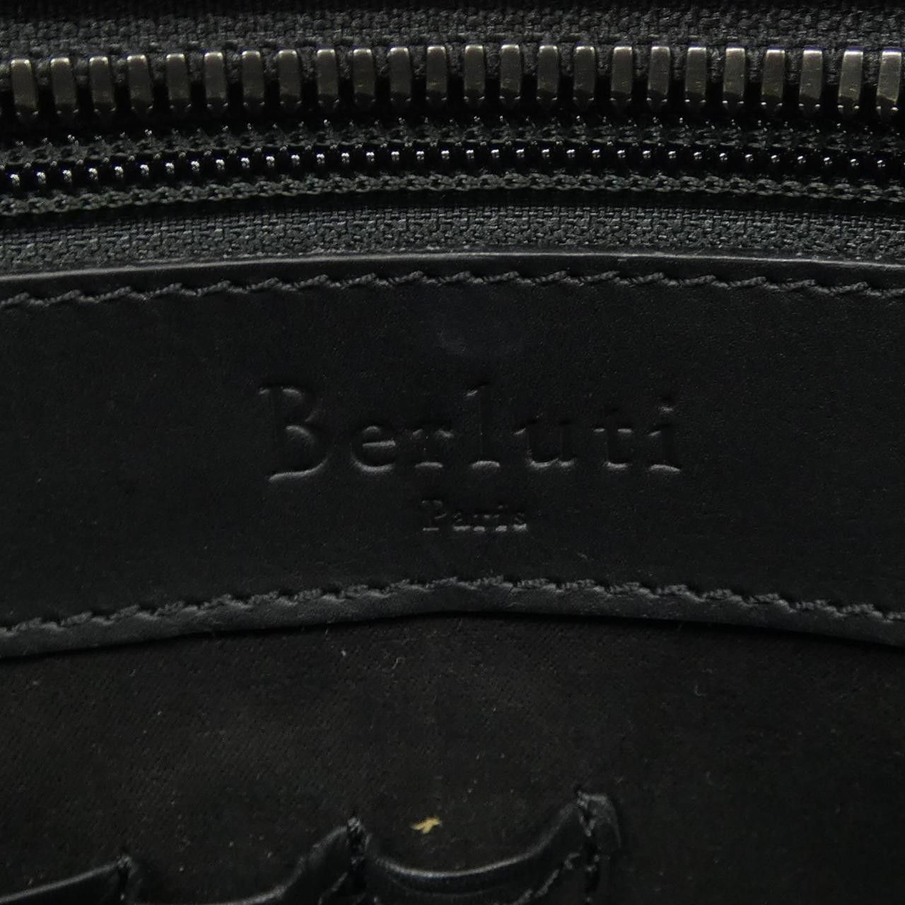 Berluti Berluti Berluti Un Jour Small Scritto Leather Briefcase Leather Business Bag DUTY FREE for USA Size ONE SIZE - 5 Thumbnail