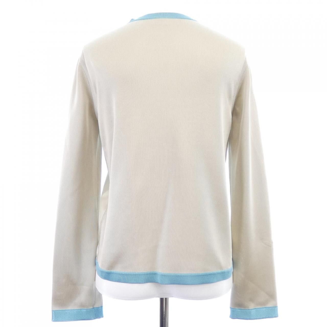 Hermes Hermes Hermes PARURE DE GARA Silk Cardigan34 Textile Tops DUTY FREE for USA Size ONE SIZE - 2 Thumbnail