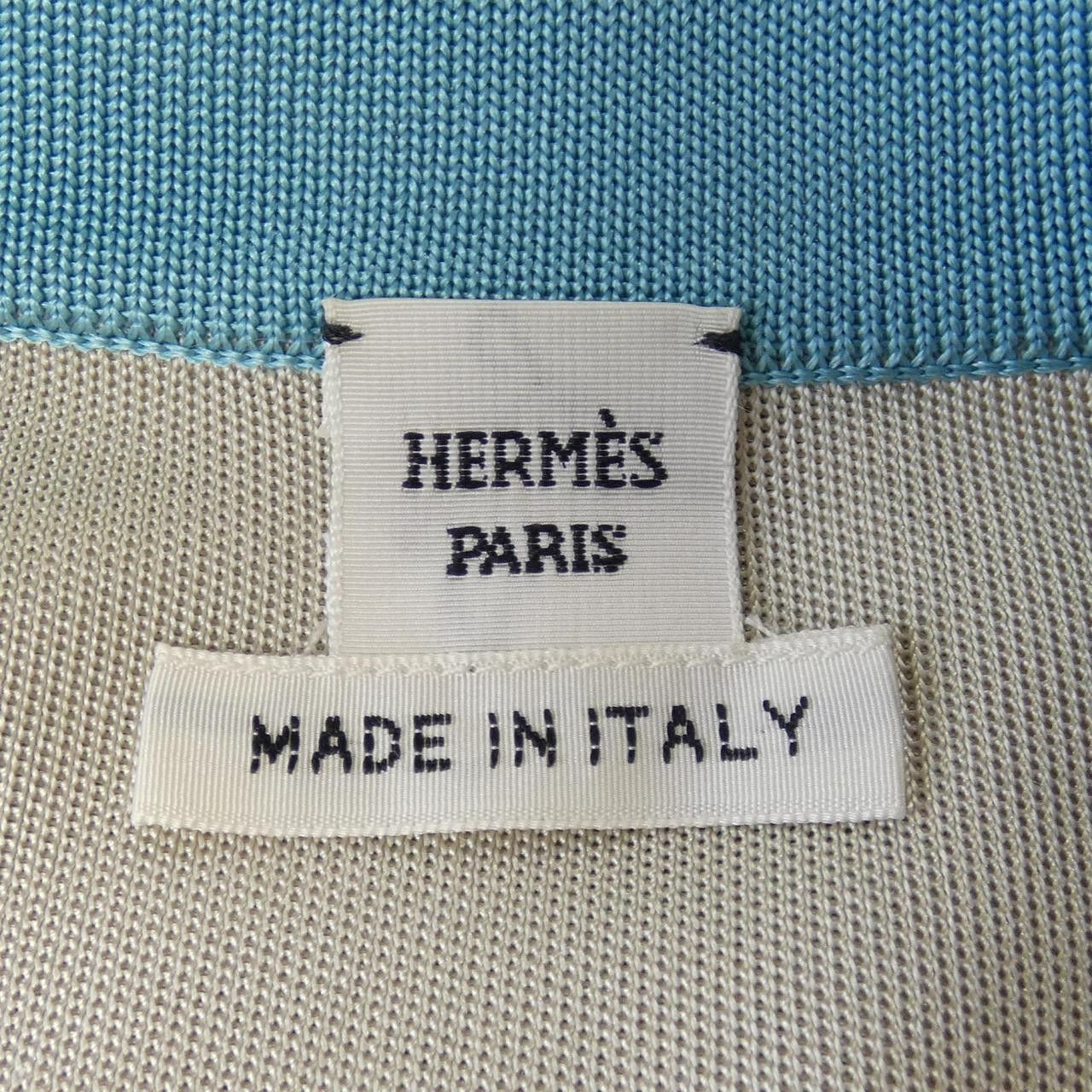Hermes Hermes Hermes PARURE DE GARA Silk Cardigan34 Textile Tops DUTY FREE for USA Size ONE SIZE - 4 Thumbnail