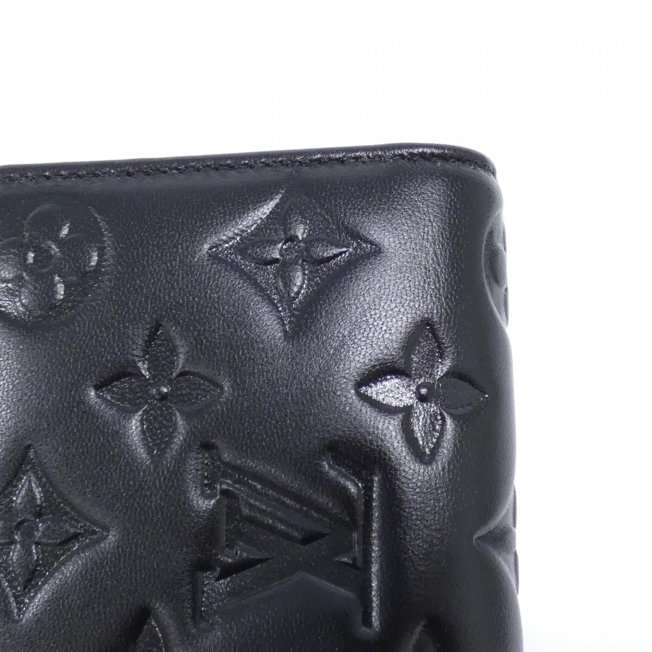 Louis Vuitton Louis Vuitton Louis Vuitton Coussin Portefeuille Lamb Wallet Leather Short Wallet M81599 DUTY FREE for USA Size ONE SIZE - 4 Thumbnail