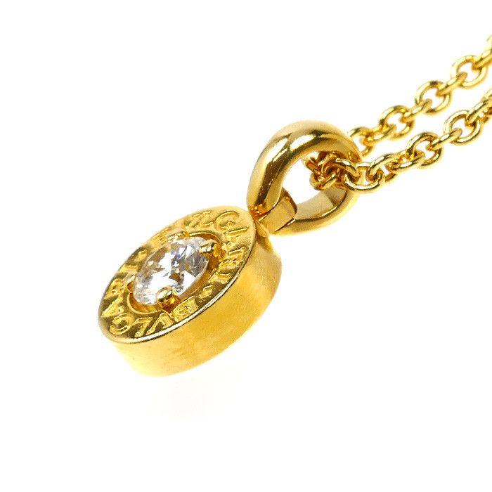 Bvlgari Bvlgari Bvlgari Bvlgari Au750 Diamond Necklace Precious Metal Necklace DUTY FREE for USA Size ONE SIZE - 3 Thumbnail