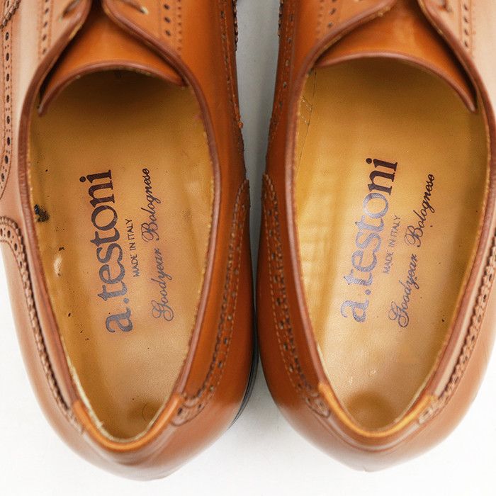 Other Other a.testoni Leather Derby Brogue Shoes Leather Shoes DUTY FREE for USA Size ONE SIZE - 9 Thumbnail