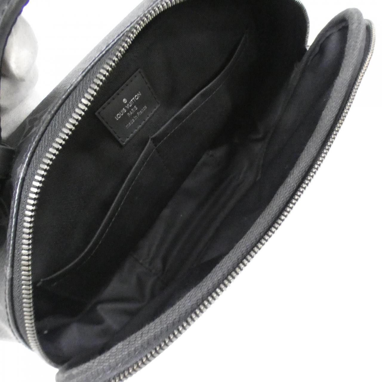 Louis Vuitton Louis Vuitton Louis Vuitton Monogram Eclipse Bum Bag Textile Belt Bag M42906 DUTY FREE for USA Size ONE SIZE - 10 Thumbnail