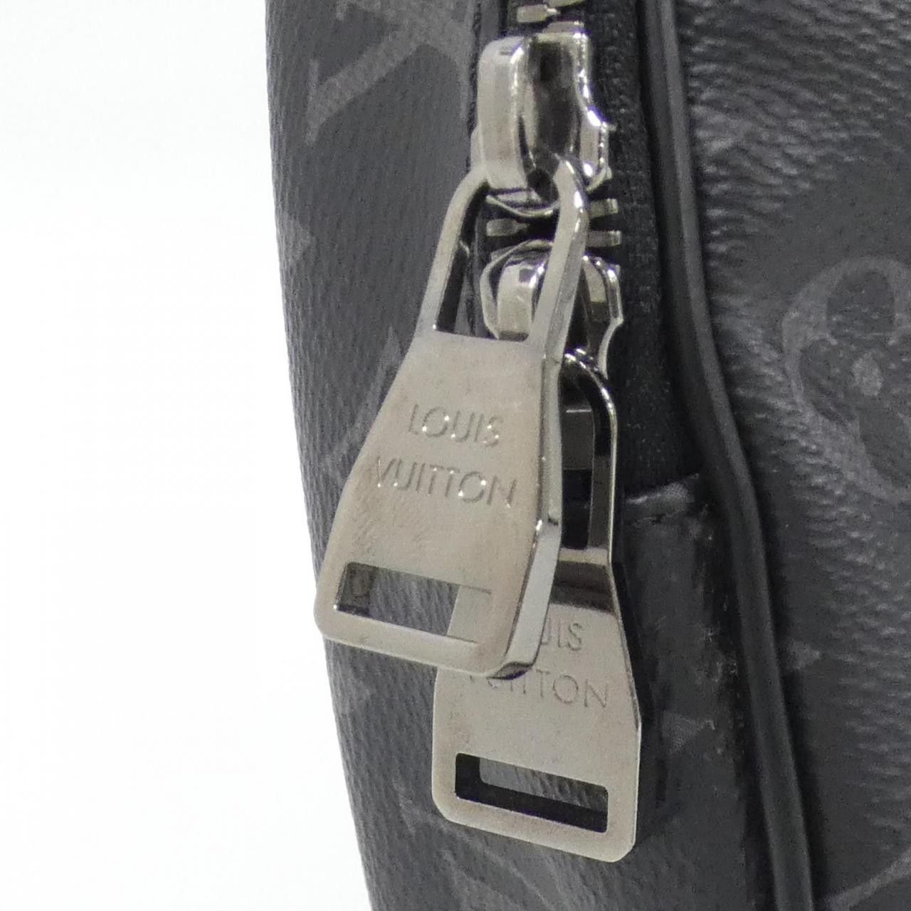 Louis Vuitton Louis Vuitton Louis Vuitton Monogram Eclipse Bum Bag Textile Belt Bag M42906 DUTY FREE for USA Size ONE SIZE - 5 Thumbnail