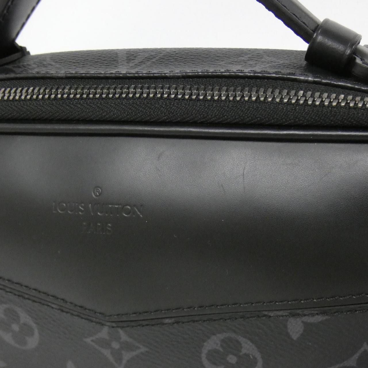 Louis Vuitton Louis Vuitton Louis Vuitton Monogram Eclipse Bum Bag Textile Belt Bag M42906 DUTY FREE for USA Size ONE SIZE - 4 Thumbnail