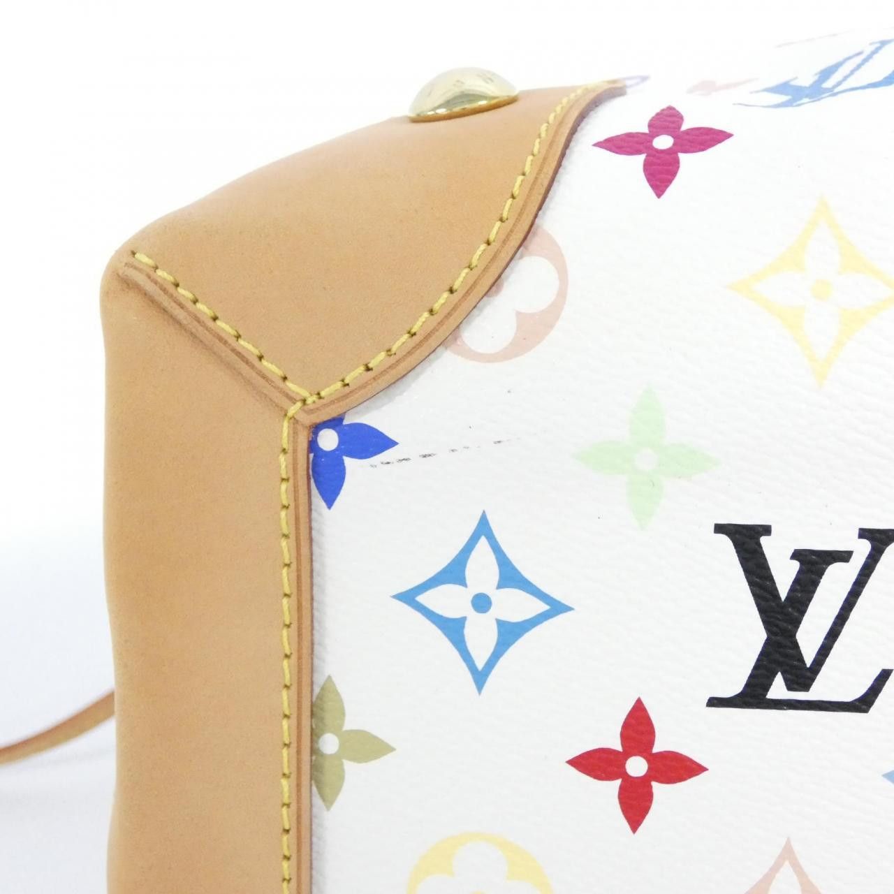 Louis Vuitton Louis Vuitton Louis Vuitton Multicolore Ursula Coated Canvas Shoulder Bag Textile Shoulder Bag M40123 DUTY FREE for USA Size ONE SIZE - 4 Thumbnail