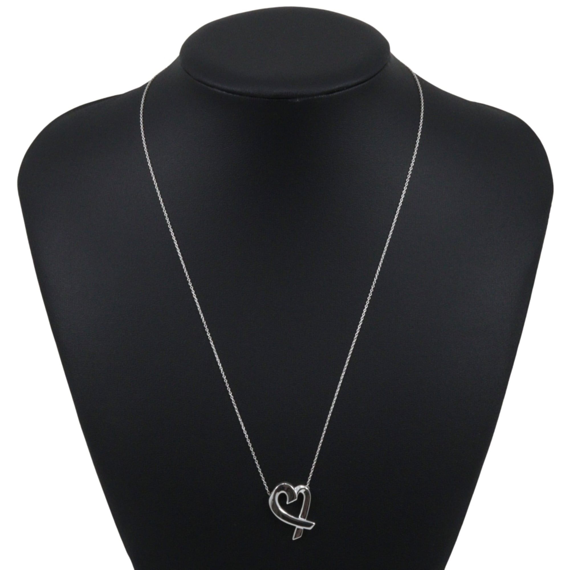 Tiffany & Co. Tiffany & Co. Loving Heart Necklace, Sterling Silver 925, Approx. 5g, Women's. Size ONE SIZE - 2 Thumbnail