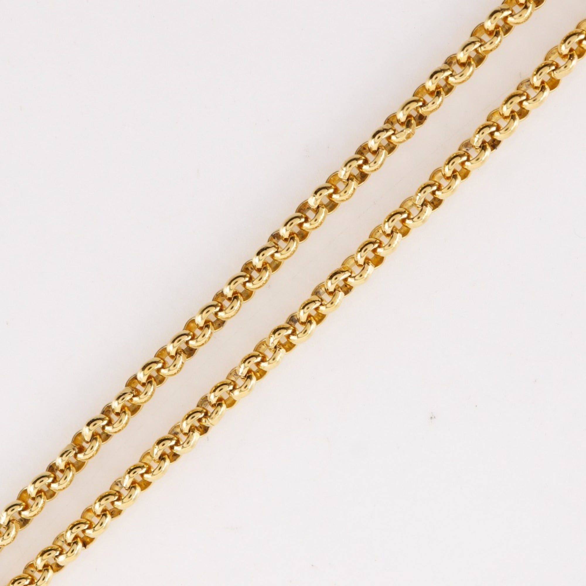 Chanel Chanel Coco Mark Necklace, Vintage, Gold Plated, 1995, 95A, Approx. 83.3g, Women's. Size ONE SIZE - 4 Thumbnail