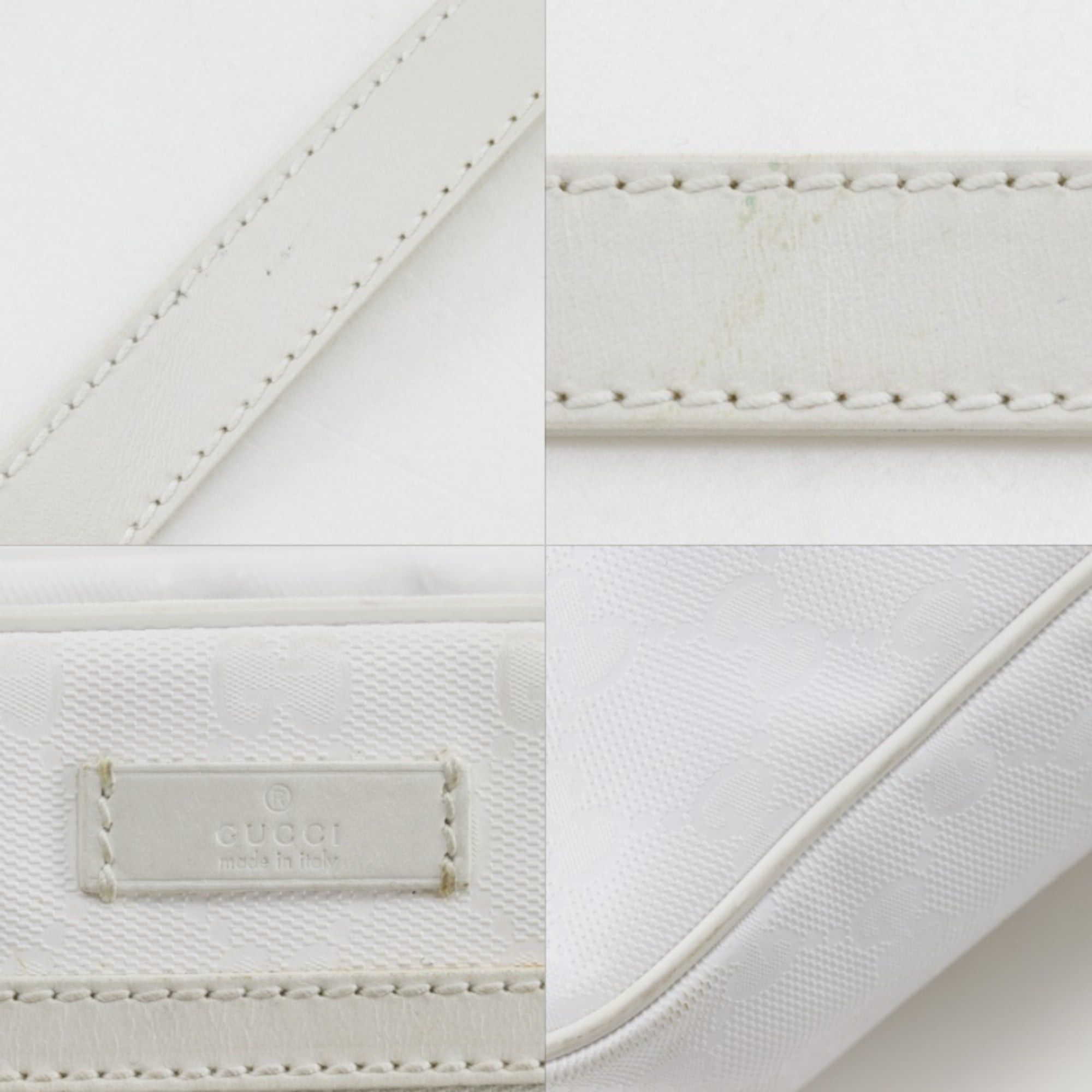 Gucci Gucci GG Imprime Shoulder Bag 233268 PVC White implementation Unisex Size ONE SIZE - 8 Thumbnail