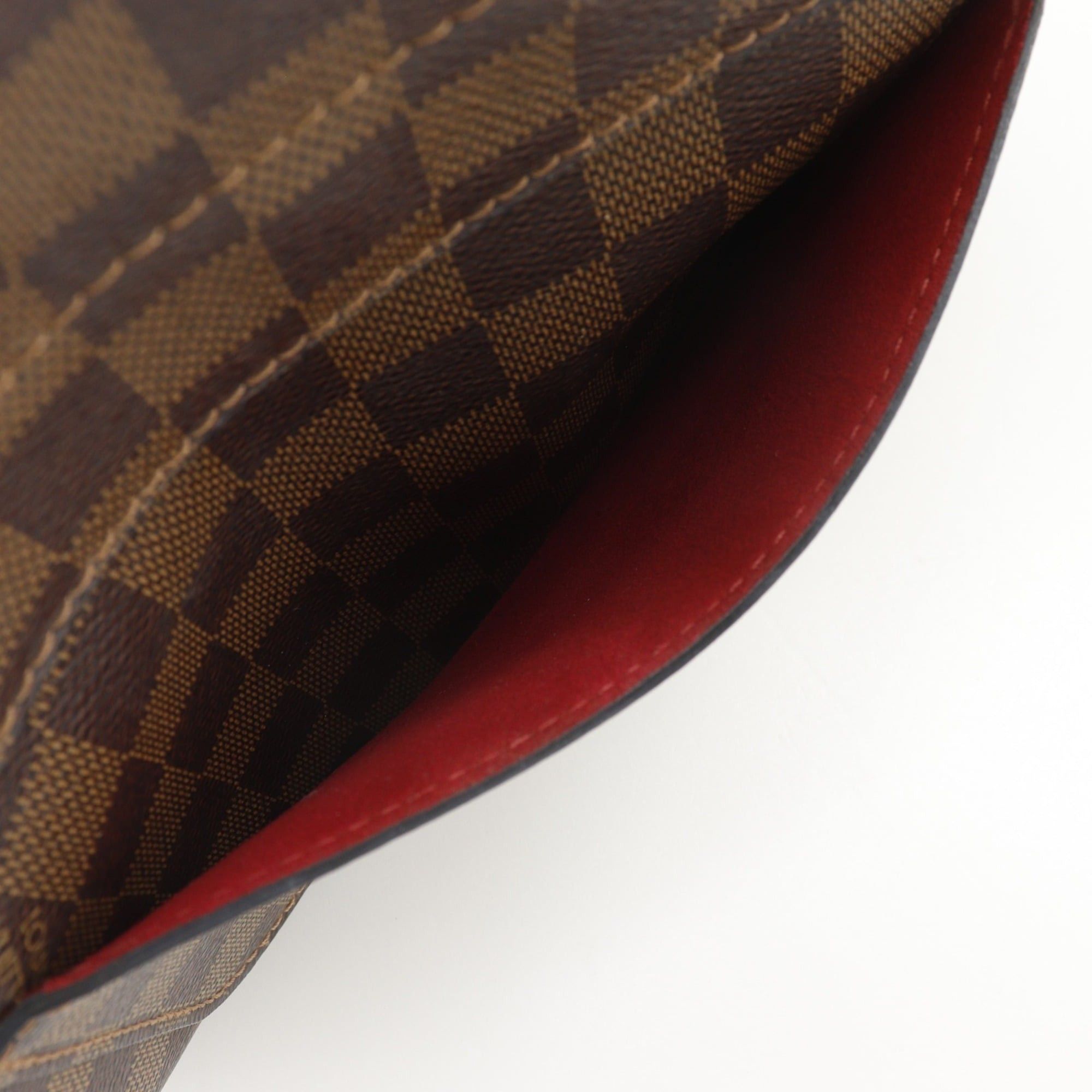Louis Vuitton Louis Vuitton Bobourg Shoulder Bag N40176 Damier Canvas Scarlet 2019 Brown DR2119 2-way A5 Women's Size ONE SIZE - 8 Thumbnail