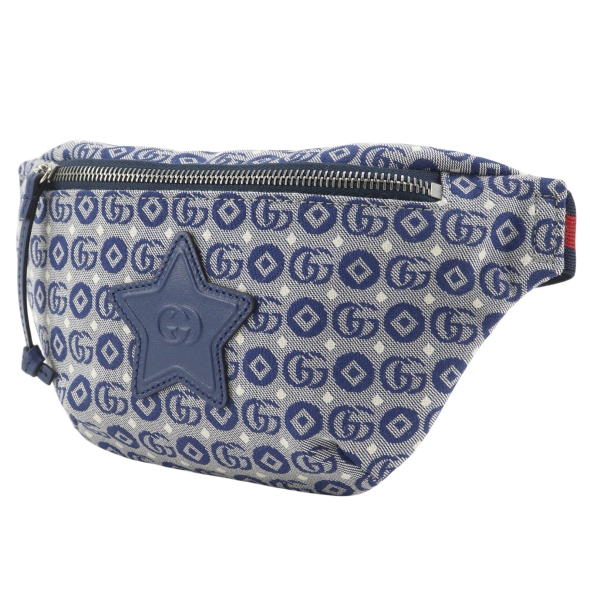 Gucci Gucci Children's Star Waist Bag GG 502095 Canvas Navy (Women's) Size ONE SIZE - 2 Thumbnail