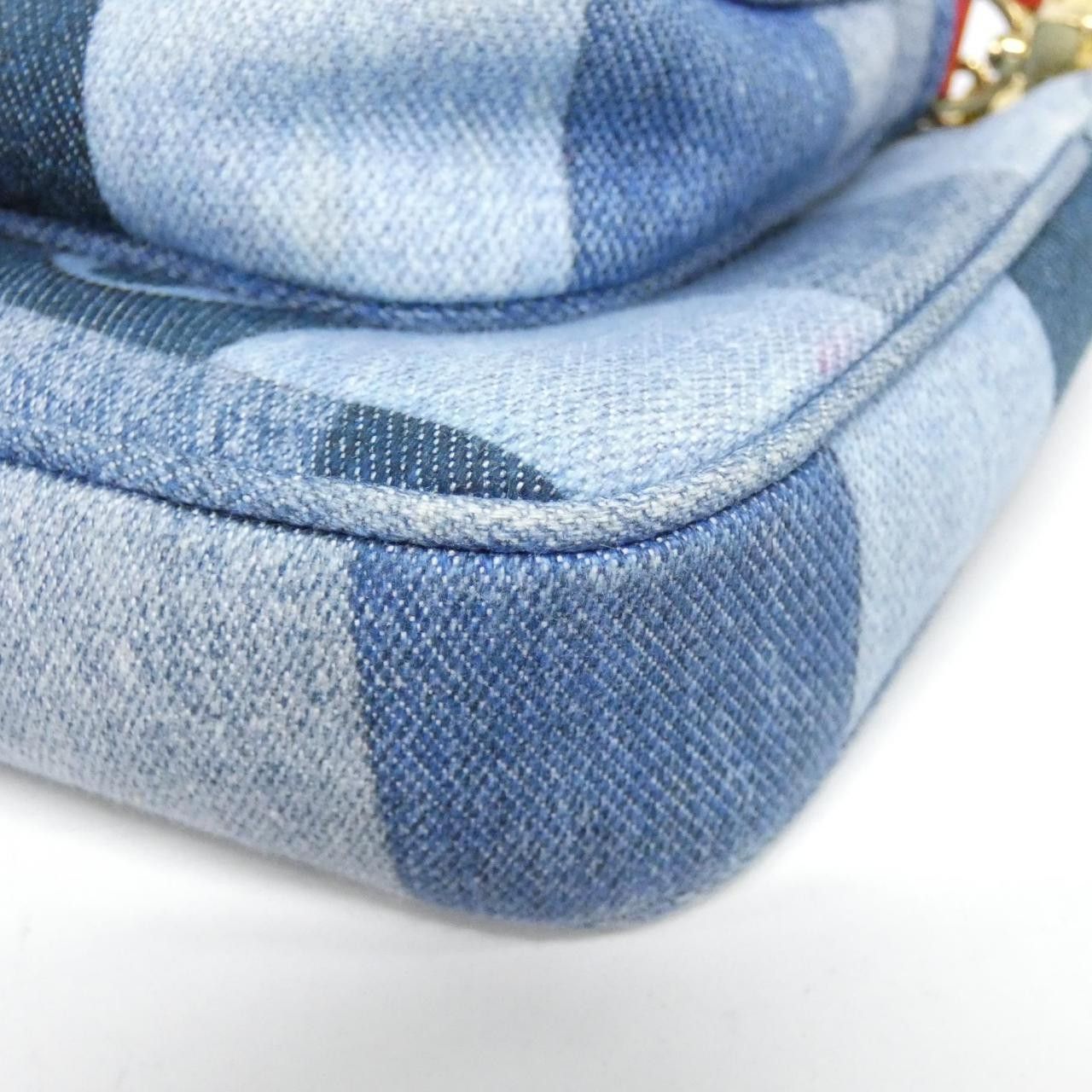 Louis Vuitton Louis Vuitton Louis Vuitton Denim Monogram Multi Pochette Accessoires Shoulder Bag Textile Shoulder Bag M44990 DUTY FREE for USA Size ONE SIZE - 3 Thumbnail