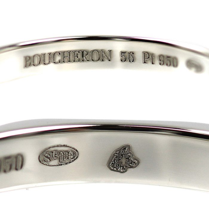 Other Boucheron Boucheron Facette Pt950 Platinum Ring Size 56 Precious Metal Ring JAL00014 DUTY FREE for USA Size ONE SIZE - 5 Thumbnail