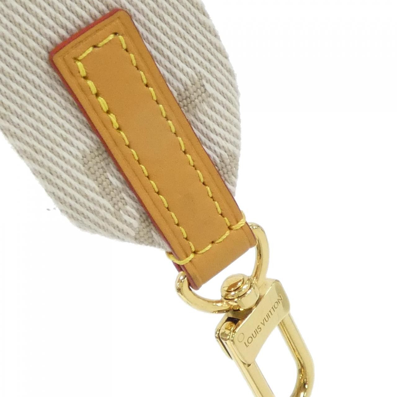Louis Vuitton Louis Vuitton Louis Vuitton Monogram Stripe Double Phone Pouch Shoulder Bag Textile Shoulder Bag M81005 DUTY FREE for USA Size ONE SIZE - 7 Thumbnail