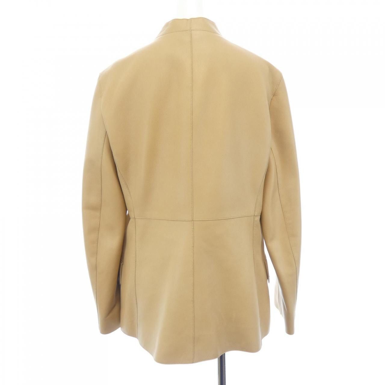 Hermes Hermes Hermes Leather Jacket Leather Outerwear DUTY FREE for USA Size ONE SIZE - 2 Thumbnail