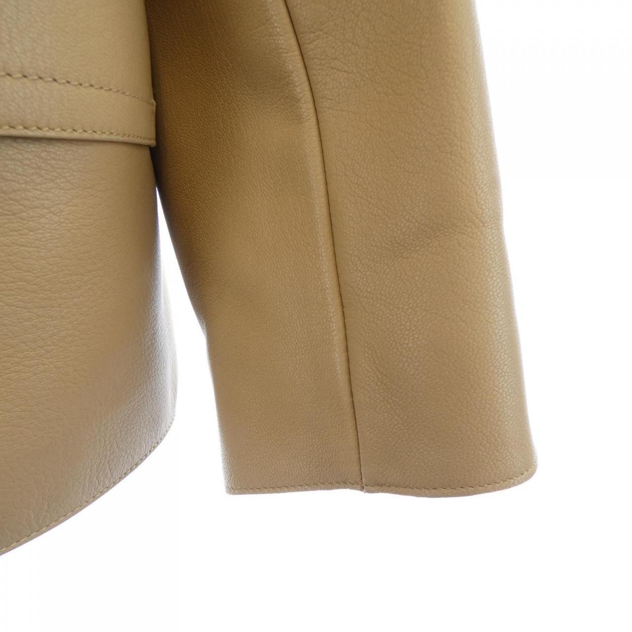 Hermes Hermes Hermes Leather Jacket Leather Outerwear DUTY FREE for USA Size ONE SIZE - 6 Thumbnail