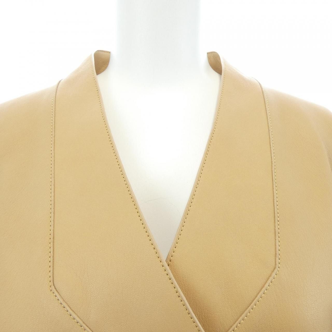 Hermes Hermes Hermes Leather Jacket Leather Outerwear DUTY FREE for USA Size ONE SIZE - 5 Thumbnail