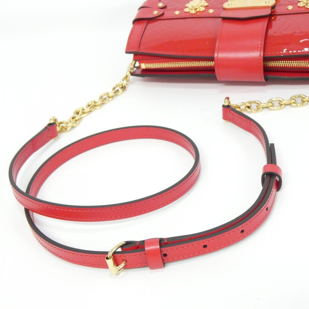 Louis Vuitton Louis Vuitton Louis Vuitton Vernis Trunk Clutch Shoulder Bag Plastic / Synthetic Shoulder Bag DUTY FREE for USA Size ONE SIZE - 8 Thumbnail