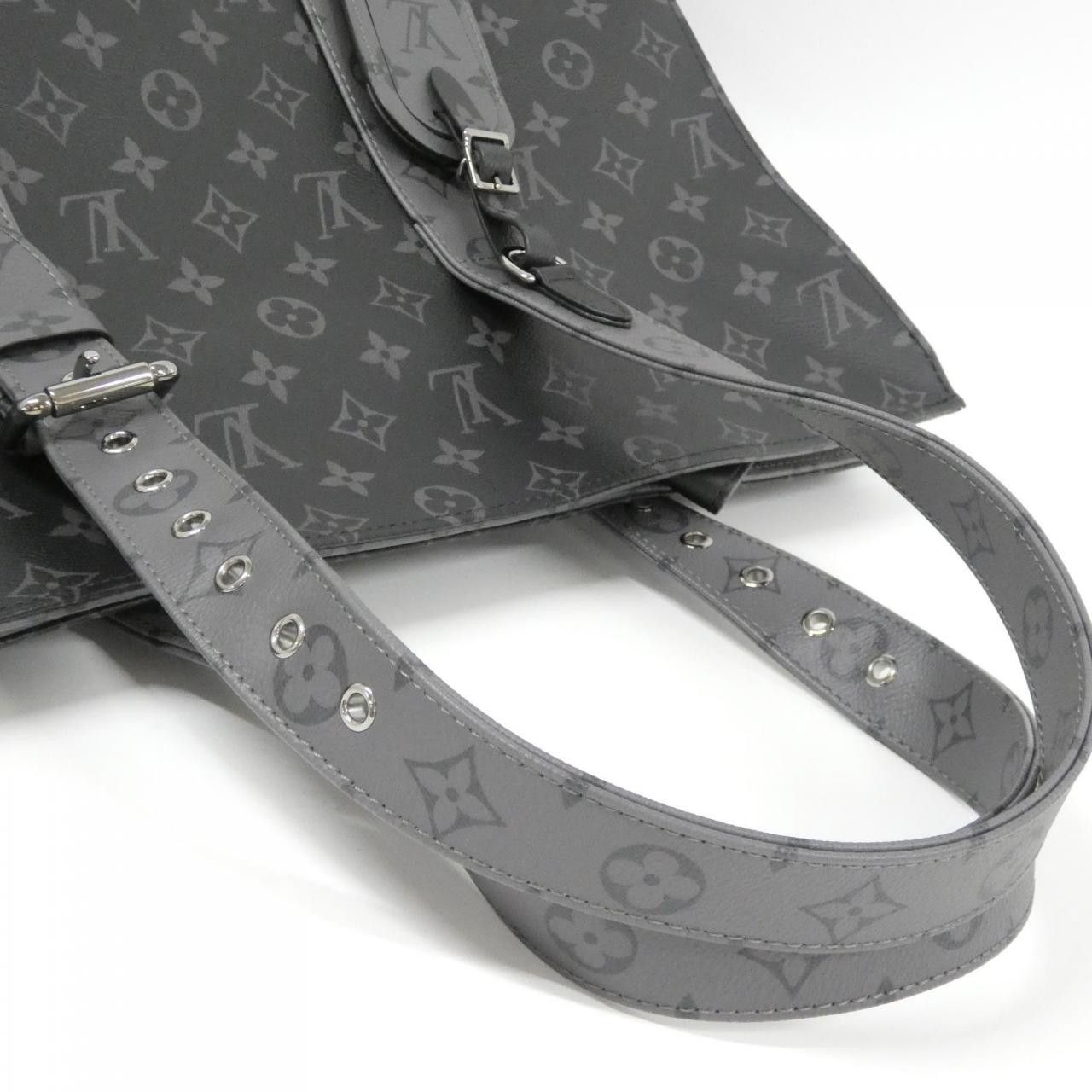 Louis Vuitton Louis Vuitton Louis Vuitton Monogram Eclipse Reverse Tote Bag Textile Tote Bag M45379 DUTY FREE for USA Size ONE SIZE - 7 Thumbnail
