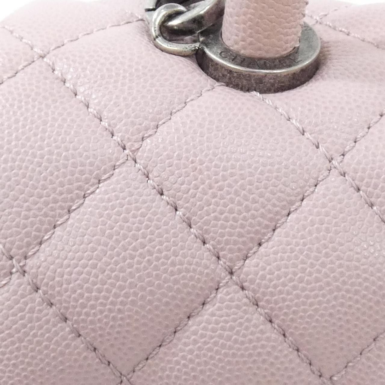 Chanel Chanel Chanel Coco Handle Grained Calfskin Handbag Leather Handbag 92991 DUTY FREE for USA Size ONE SIZE - 5 Thumbnail