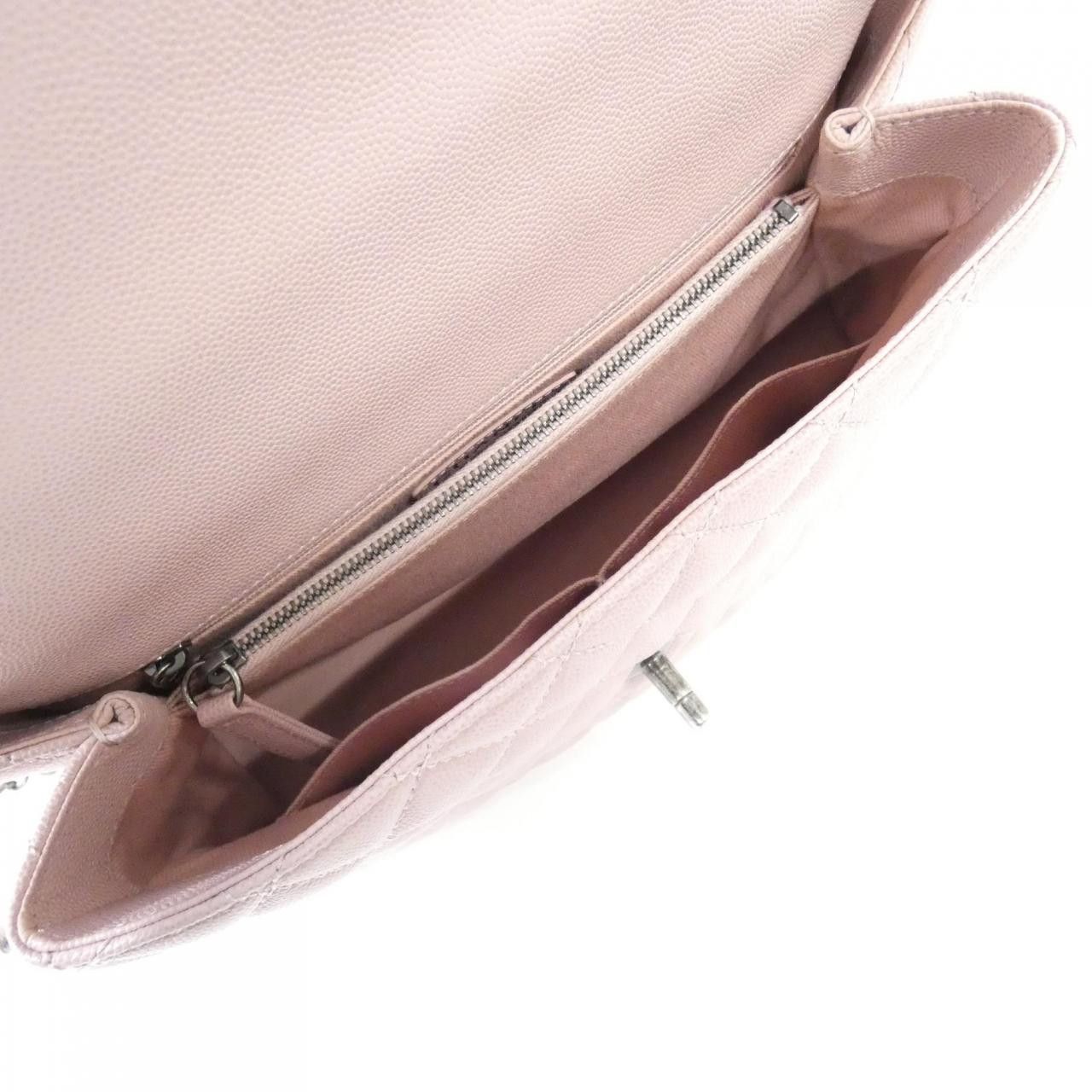 Chanel Chanel Chanel Coco Handle Grained Calfskin Handbag Leather Handbag 92991 DUTY FREE for USA Size ONE SIZE - 10 Thumbnail