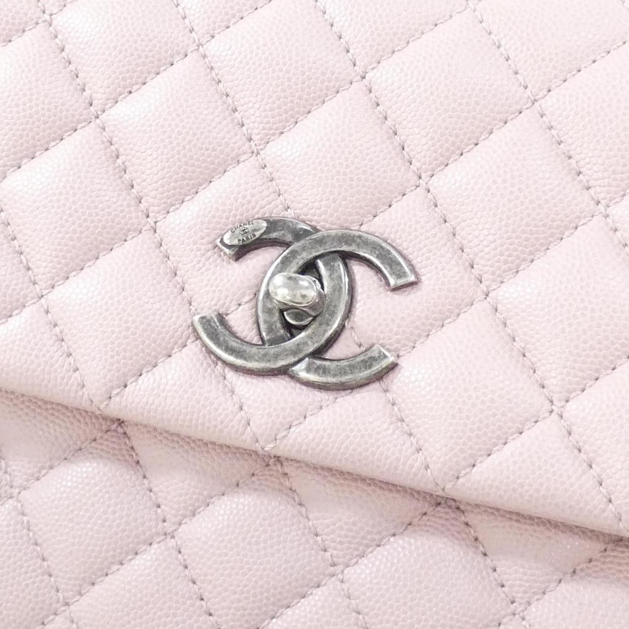 Chanel Chanel Chanel Coco Handle Grained Calfskin Handbag Leather Handbag 92991 DUTY FREE for USA Size ONE SIZE - 4 Thumbnail