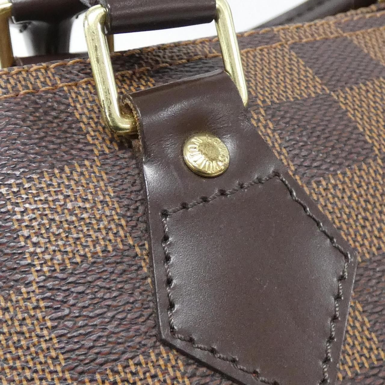 Louis Vuitton Louis Vuitton Louis Vuitton Damier Speedy Bandouliere Boston Bag Textile Travel Bag N41182 DUTY FREE for USA Size ONE SIZE - 3 Thumbnail