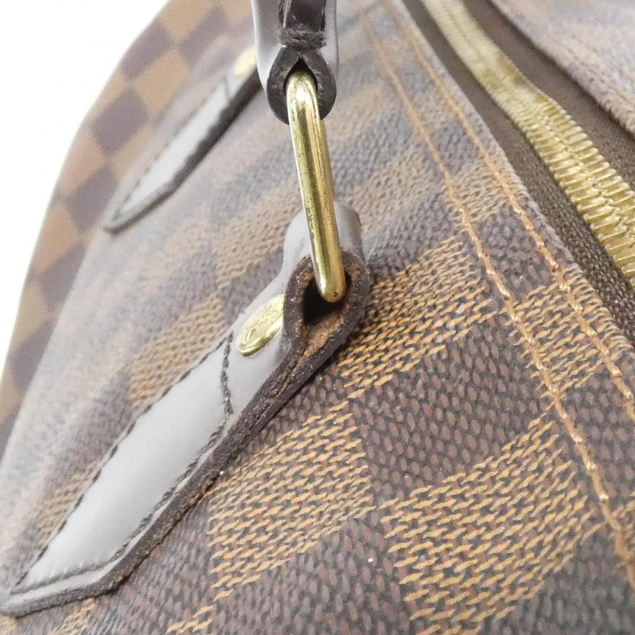 Louis Vuitton Louis Vuitton Louis Vuitton Damier Speedy Bandouliere Boston Bag Textile Travel Bag N41182 DUTY FREE for USA Size ONE SIZE - 7 Thumbnail
