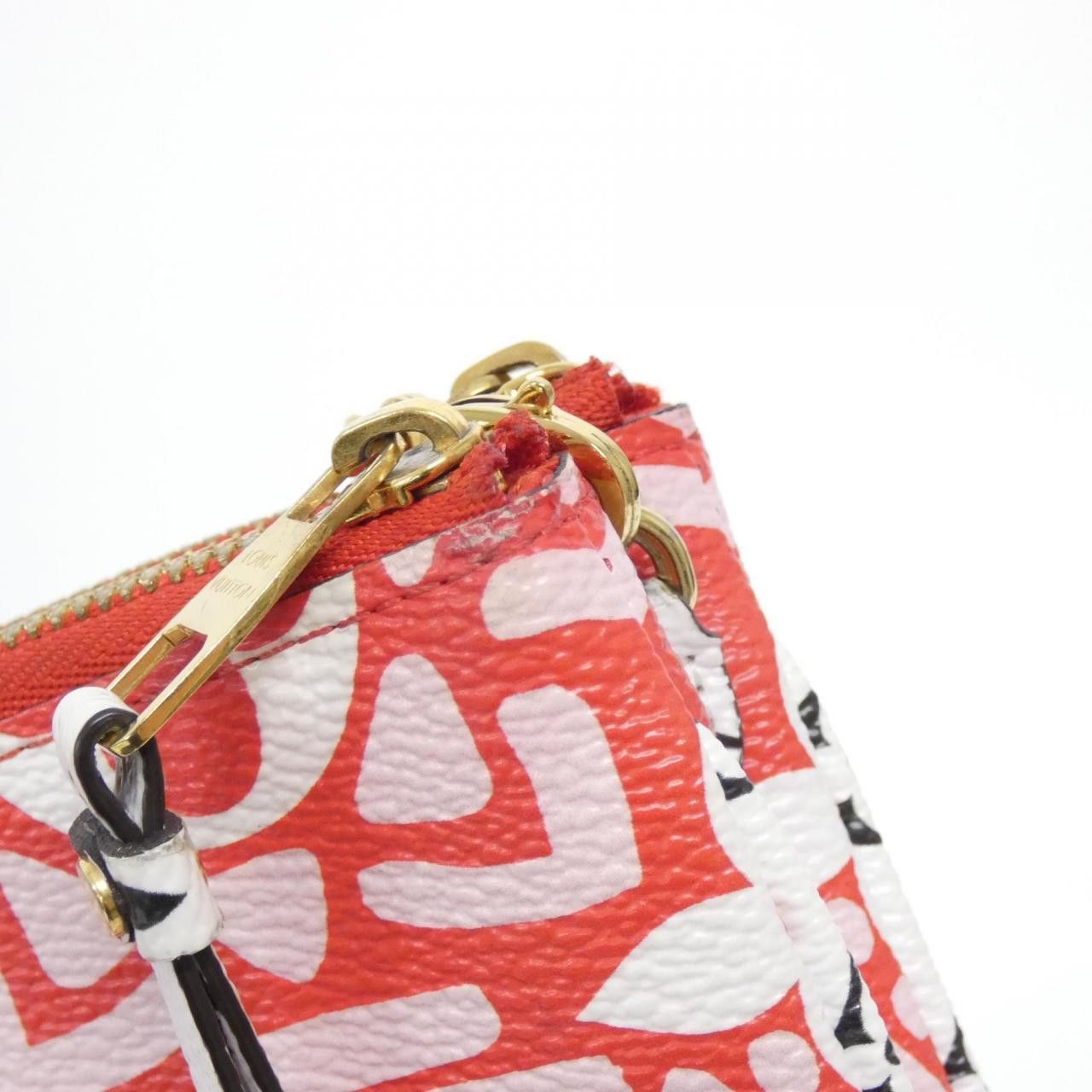 Louis Vuitton Louis Vuitton Louis Vuitton LV Crafty Pochette Double Zip Coated Canvas Shoulder Bag Textile Shoulder Bag M69507 DUTY FREE for USA Size ONE SIZE - 5 Thumbnail