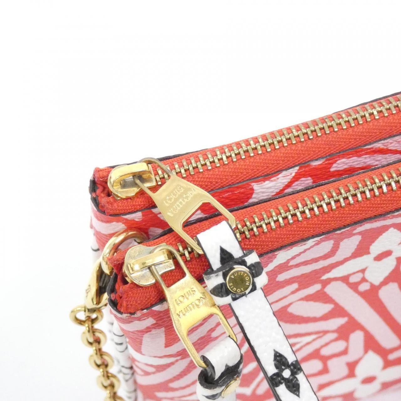 Louis Vuitton Louis Vuitton Louis Vuitton LV Crafty Pochette Double Zip Coated Canvas Shoulder Bag Textile Shoulder Bag M69507 DUTY FREE for USA Size ONE SIZE - 6 Thumbnail