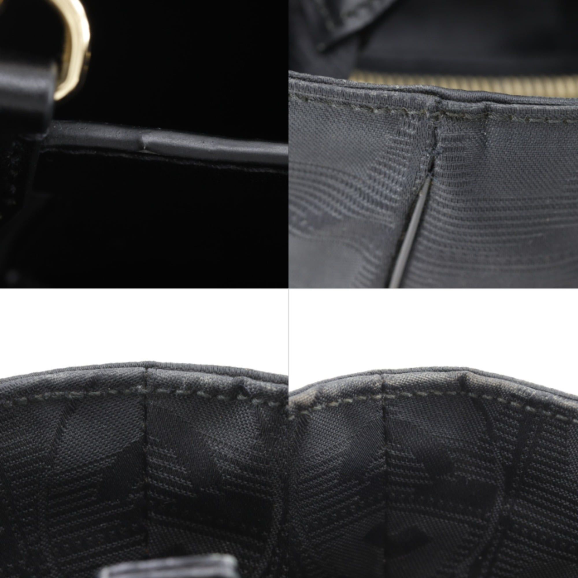 Michael Kors Michael Kors Bucket Crossbody Handbag 35S4G3FM5T1 PVC Black 2-way for Women Size ONE SIZE - 9 Thumbnail