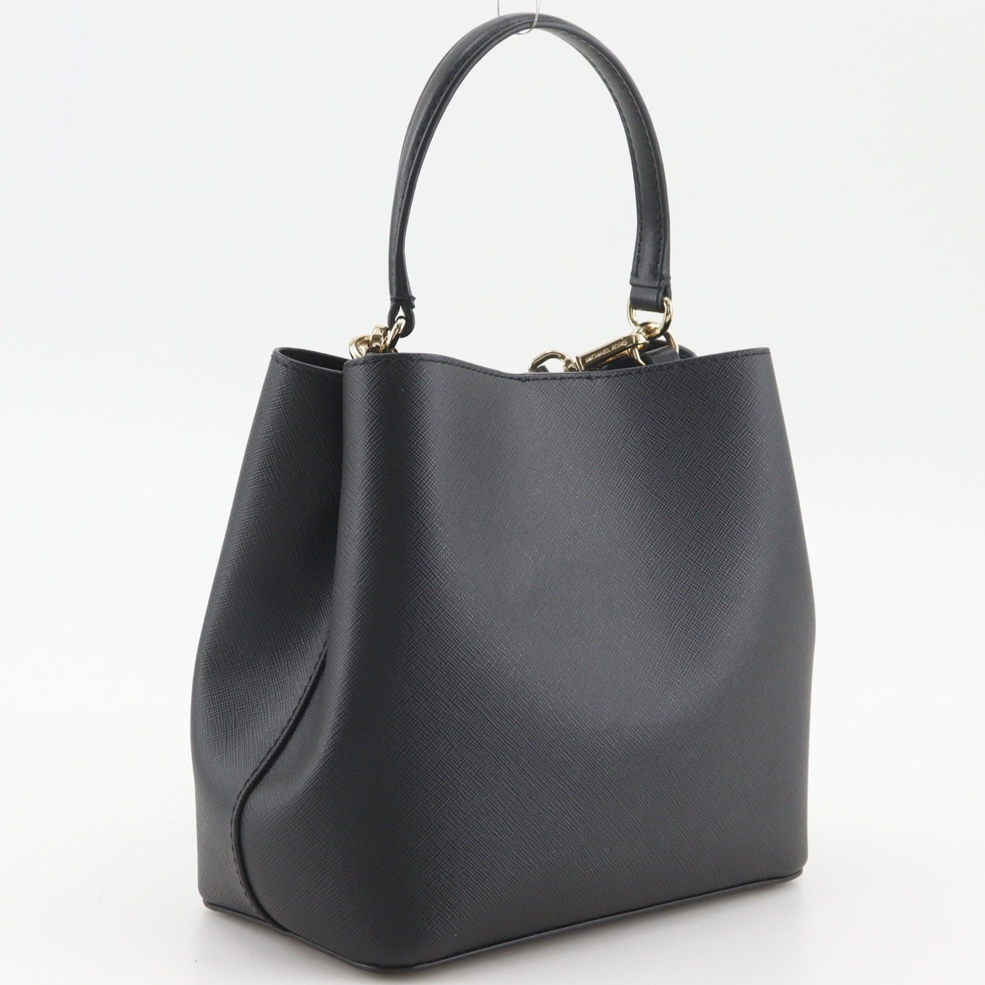 Michael Kors Michael Kors Bucket Crossbody Handbag 35S4G3FM5T1 PVC Black 2-way for Women Size ONE SIZE - 3 Thumbnail