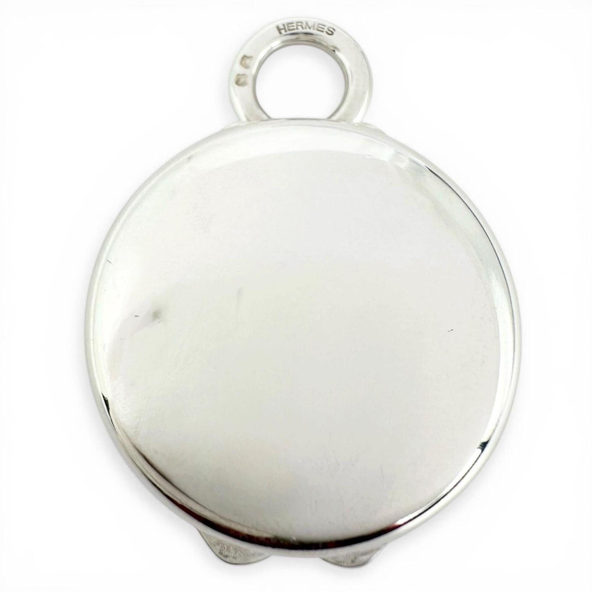Hermes HERMES Vintage SV925 Pill Case Pendant Top, Silver, Weight 12.1g, Women's Size ONE SIZE - 2 Thumbnail