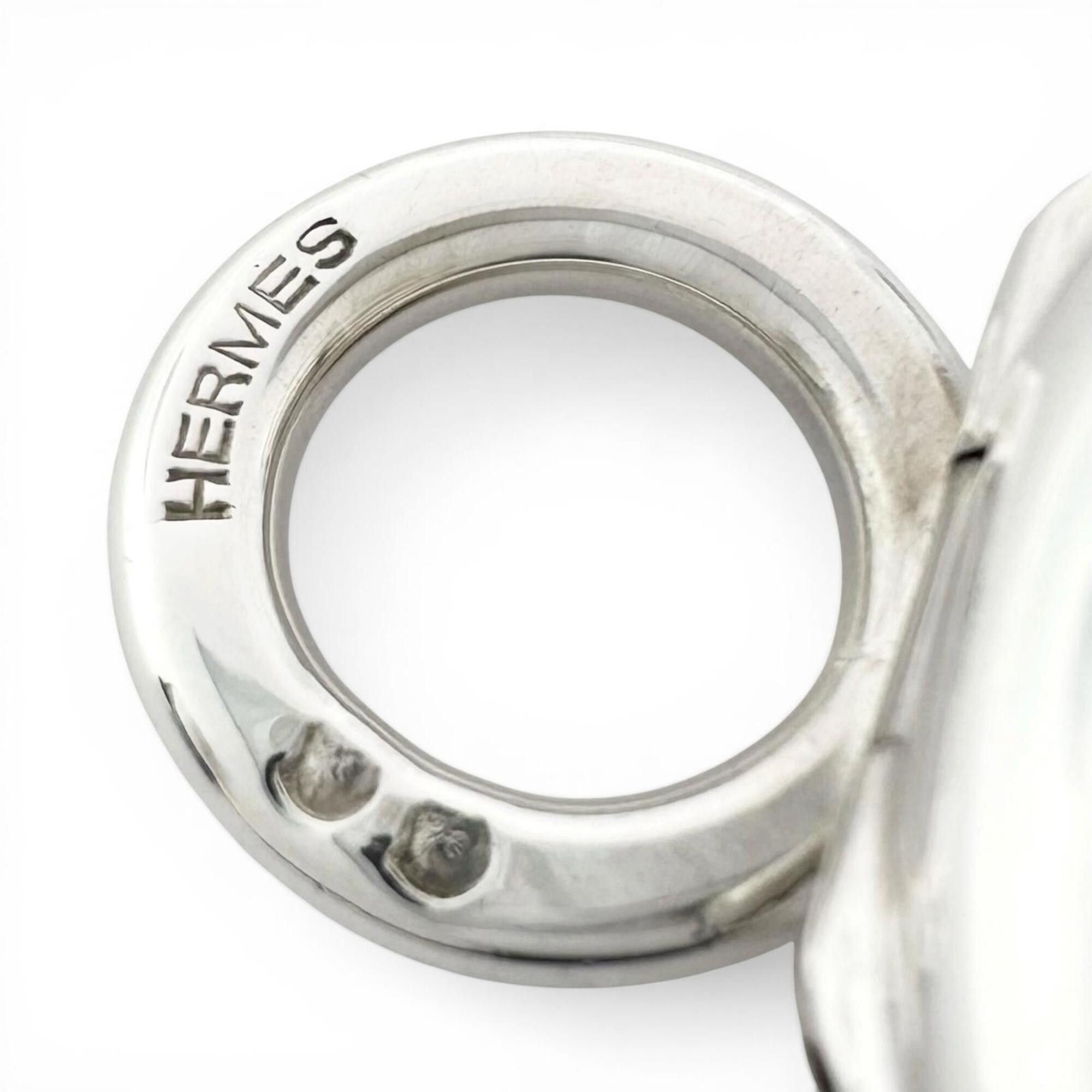 Hermes HERMES Vintage SV925 Pill Case Pendant Top, Silver, Weight 12.1g, Women's Size ONE SIZE - 5 Thumbnail