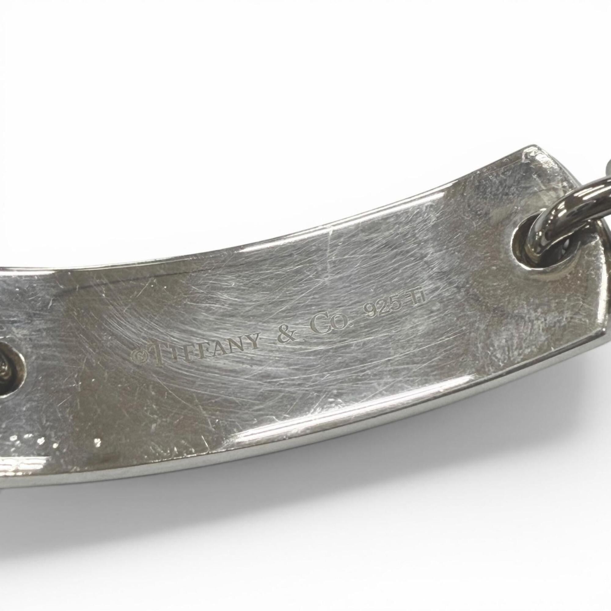 Tiffany & Co. TIFFANY&Co. Tiffany Plate Link 1837 925 Bracelet, Silver, Weight 41.8g, Men's/Women's Accessory, Comes with Box and Dust Bag. Size ONE SIZE - 5 Thumbnail