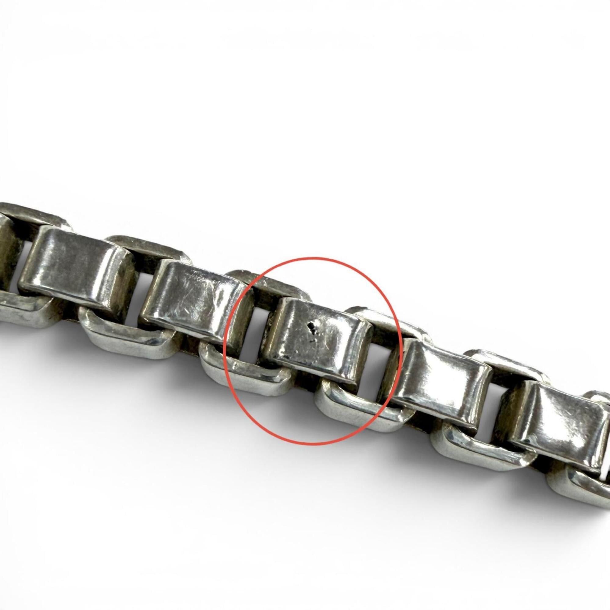 Tiffany & Co. TIFFANY&Co. Tiffany Venetian Link 925 Chain Bracelet, Silver, Weight 14.83g, Women's. Size ONE SIZE - 10 Thumbnail