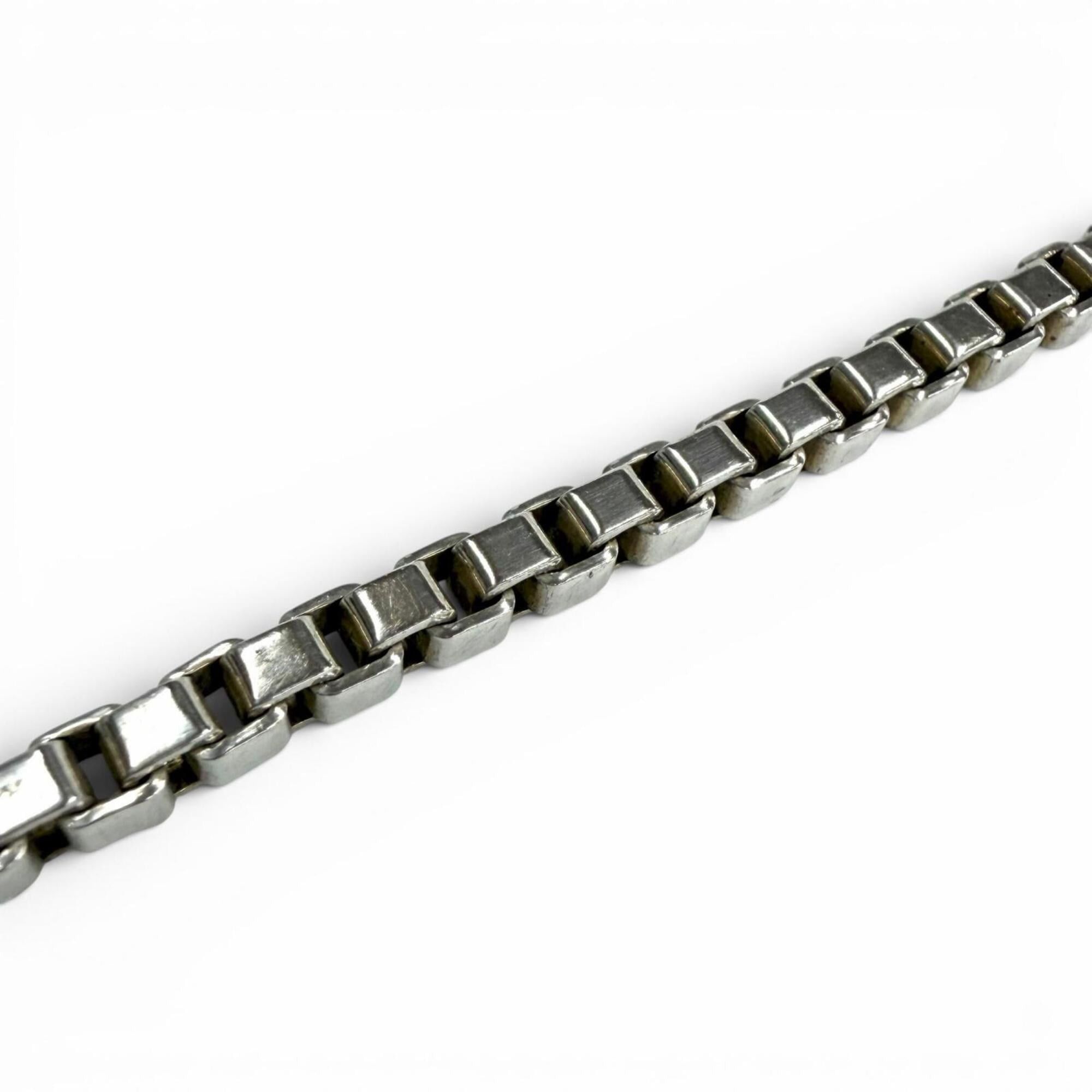 Tiffany & Co. TIFFANY&Co. Tiffany Venetian Link 925 Chain Bracelet, Silver, Weight 14.83g, Women's. Size ONE SIZE - 6 Thumbnail