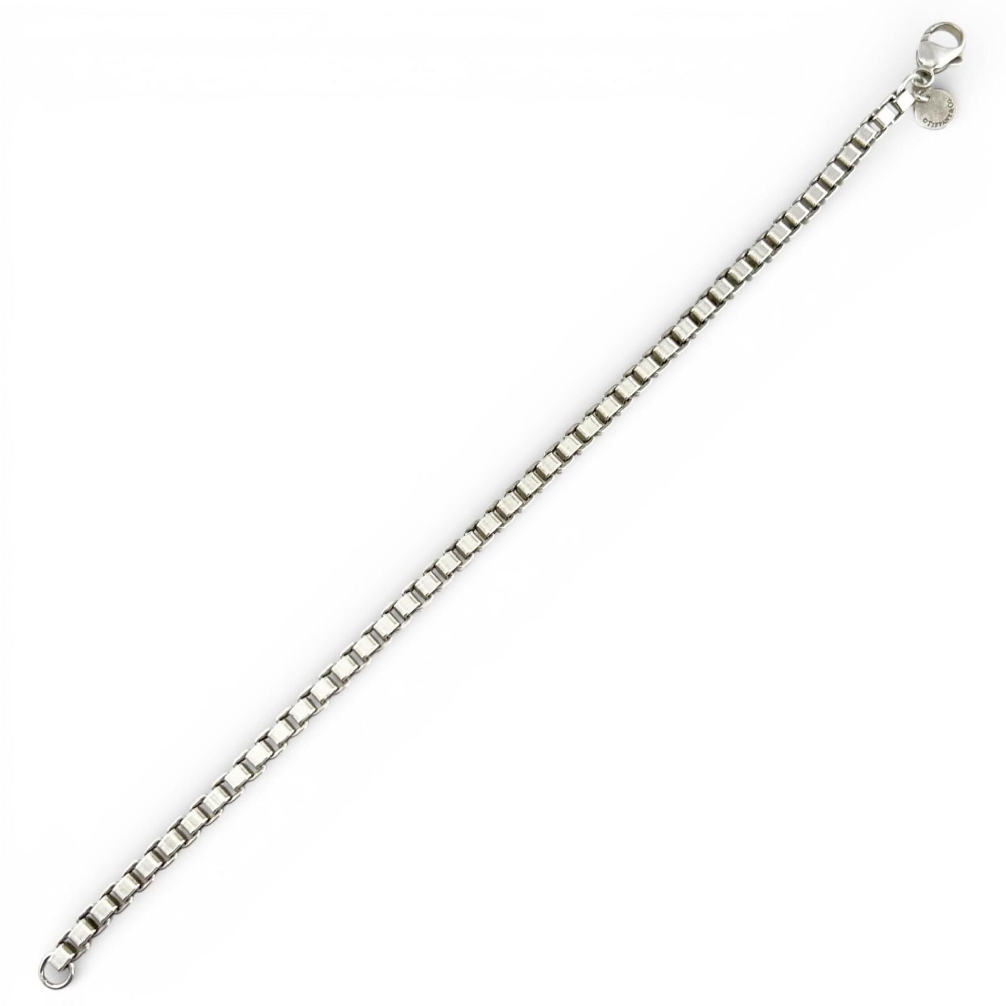Tiffany & Co. TIFFANY&Co. Tiffany Venetian Bracelet, AG925, 19cm length, Silver, 15.7g, Men's. Size ONE SIZE - 2 Thumbnail
