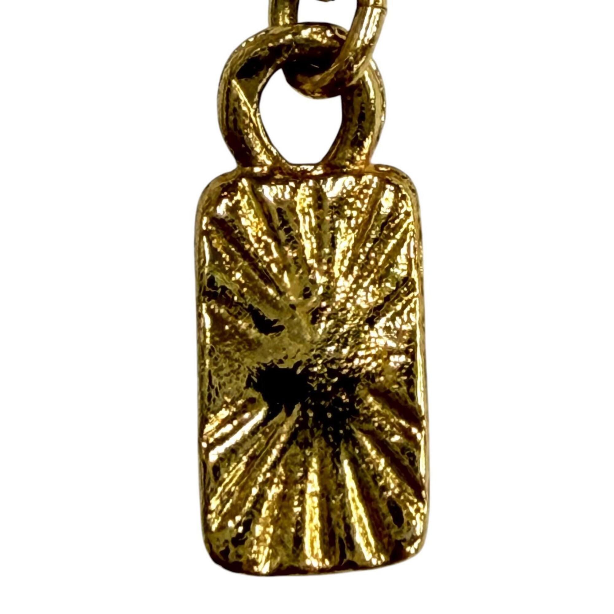 Yves Saint Laurent YVES SAINT LAURENT Vintage Ball Necklace Pendant - Gold Women's Accessory Size ONE SIZE - 7 Thumbnail