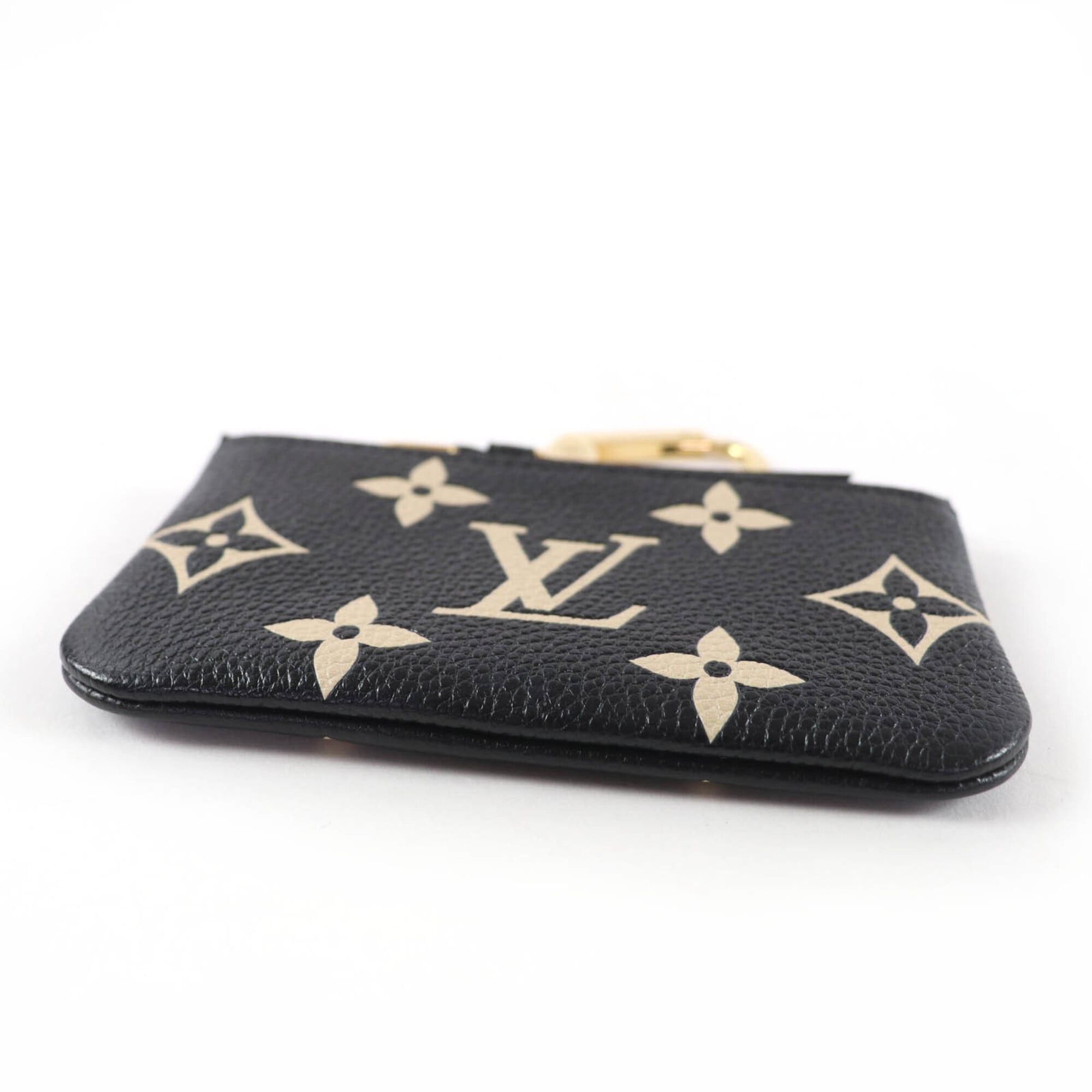 Louis Vuitton LOUIS VUITTON M80885 Card & Key Case Pochette Clé Monogram Empreinte Wallet/Coin Black Beige Gold Hardware Made in France Women's Comes with Box and Dust Bag Size ONE SIZE - 4 Thumbnail